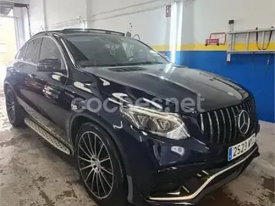 Usado Mercedes GLE63 AMG 557 CV (409 kW) 2017 Azul Coupe