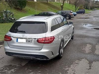 Usado Mercedes C220 170 CV (125 kW) 2018 Gris / plata Familiar