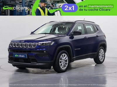 Usado Jeep Compass Longitude 130 CV (95 kW) 2021 Azul SUV