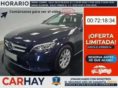 Usado Mercedes C200 Business 162 CV (119 kW) 2019 Negro Familiar