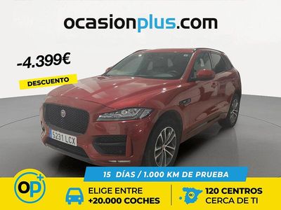 Usado Jaguar F-Pace R-Sport 250 CV (183 kW) 2019 Rojo SUV