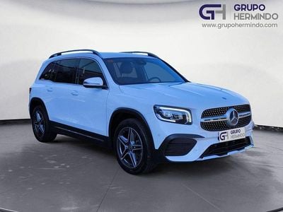 Usado Mercedes GLB200 AMG line 150 CV (110 kW) 2021 Blanco SUV