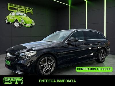 Usado Mercedes C220 194 CV (142 kW) 2020 Negro Familiar