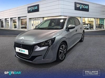 Usado Peugeot 208 Allure 100 CV (73 kW) 2021 Gris Utilitario