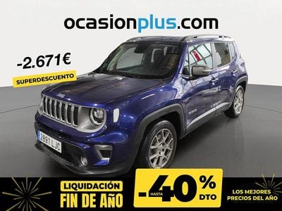 Azul Usado 2020 Jeep Renegade Limited SUV | 16.190 € (Precio justo)