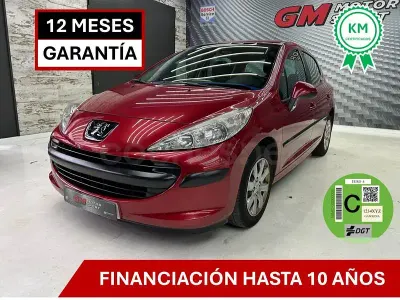 Usado Peugeot 207 90 CV (66 kW) 2007 Granate Berlina