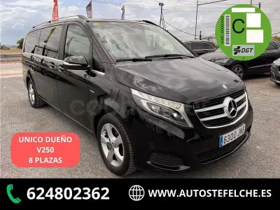Usado Mercedes V250 Avantgarde 190 CV (139 kW) 2016 Negro Monovolumen