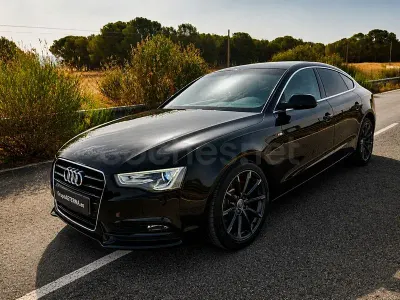 Usado Audi A5 Sportback S-Line 150 CV (110 kW) 2015 Negro Utilitario