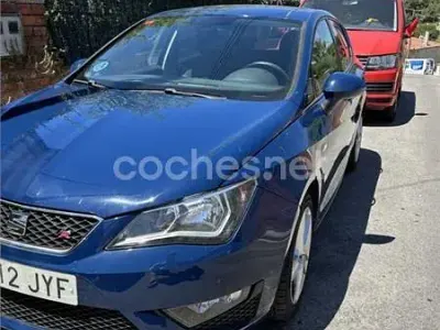 Usado Seat Ibiza FR 110 CV (80 kW) 2017 Azul Berlina