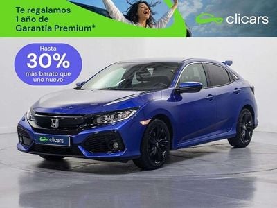 Usado Honda Civic Elegance 120 CV (88 kW) 2019 Azul Berlina