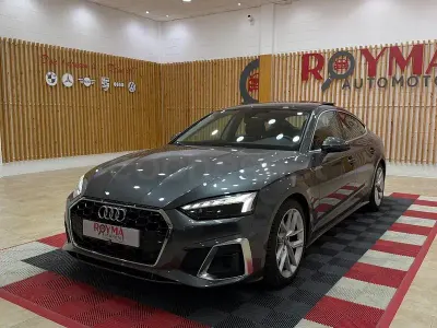 Usado Audi A5 Sportback S-Line 163 CV (119 kW) 2021 Gris / plata Utilitario