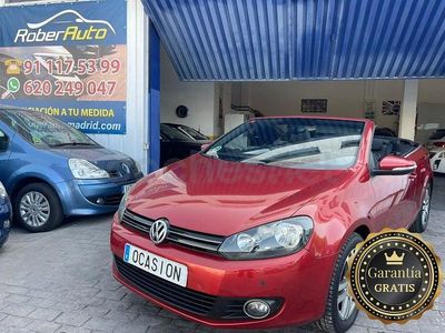 Usado VW Golf Cabriolet 105 CV (77 kW) 2012 Rojo Descapotable