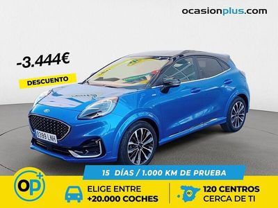 Azul Usado 2021 Ford Puma ST-Line SUV | 17.490 € (Precio justo)