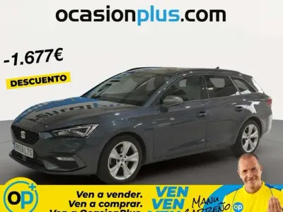 Usado Seat Leon ST FR 150 CV (110 kW) 2021 Gris Familiar