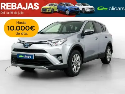 Usado Toyota RAV4 Hybrid Advance 197 CV (144 kW) 2017 Gris / plata SUV