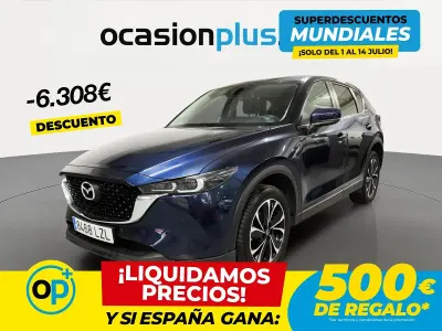 Usado Mazda CX-5 150 CV (110 kW) 2022 Azul SUV