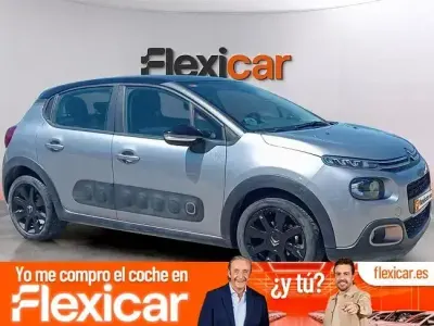 Usado Citroën C3 Feel 99 CV (72 kW) 2019 Gris Utilitario