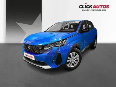 Usado Peugeot 3008 Active 130 CV (95 kW) 2022 Azul SUV