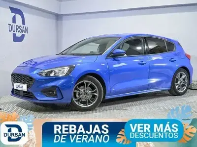 Usado Ford Focus ST-Line 125 CV (91 kW) 2019 Azul Utilitario