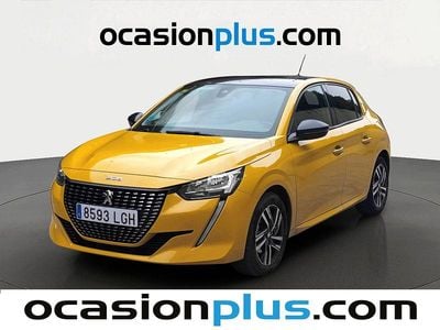 Usado Peugeot 208 Allure 100 CV (73 kW) 2020 Amarillo Utilitario