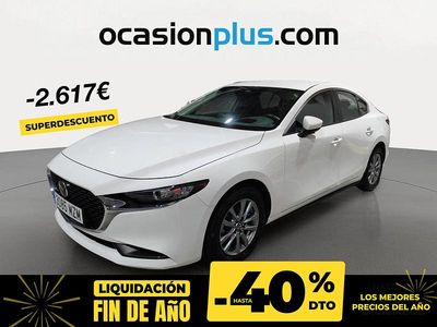 Blanco Usado 2025 Mazda 3 Prime-Line Berlina | 23.290 € (Precio justo)