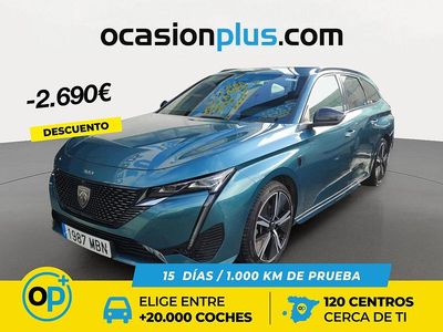Usado Peugeot 308 GT 130 CV (95 kW) 2022 Azul Familiar