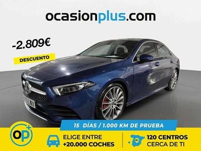 Azul Usado 2022 Mercedes A200 Berlina | 30.900 € (Precio justo)