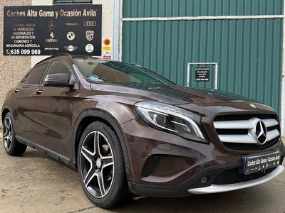 Usado Mercedes GLA220 AMG line 170 CV (125 kW) 2014 Marrón SUV