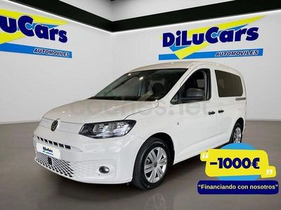 Usado VW Caddy Edition 102 CV (75 kW) 2021 Blanco Monovolumen