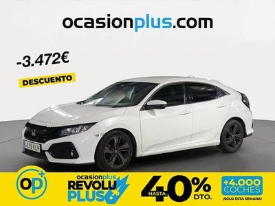 Usado Honda Civic Elegance 129 CV (94 kW) 2018 Blanco Berlina