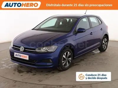 Usado VW Polo Advance 95 CV (69 kW) 2021 Azul Utilitario
