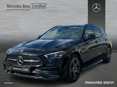 Usado Mercedes C300 AMG line 204 CV (150 kW) 2024 Negro Familiar