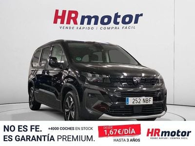 Usado Peugeot Rifter GT 131 CV (96 kW) 2025 Negro Monovolumen