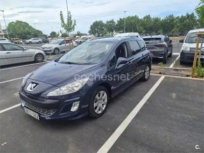 Usado Peugeot 308 SW Sport 120 CV (88 kW) 2008 Negro Familiar