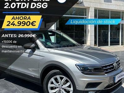 Gris / plata Usado 2018 VW Tiguan Sportline SUV | 24.990 € (Precio justo)