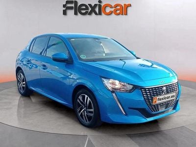 Usado Peugeot 208 Allure 101 CV (74 kW) 2020 Azul Utilitario