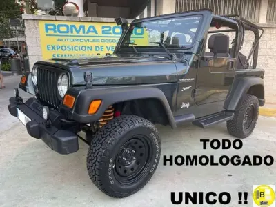 Usado Jeep Wrangler Sport 118 CV (86 kW) 2001 Verde SUV