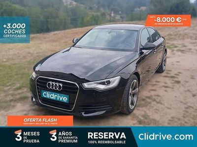 Usado Audi A6 Premium 177 CV (130 kW) 2013 Negro Berlina