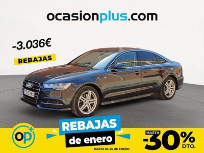 Azul Usado 2018 Audi A6 S-Line Berlina | 27.900 € (Precio justo)