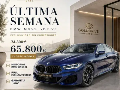 Usado BMW M850 Comfort Edition 530 CV (389 kW) 2021 Azul Coupe