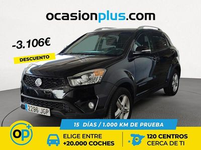 Negro Usado 2015 Ssangyong (KGM) Korando SUV | 9800 €