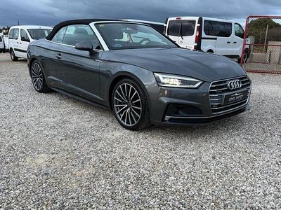 Usado Audi A5 S-Line 286 CV (210 kW) 2018 Gris Coupe