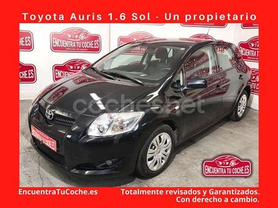 Negro Usado 2007 Toyota Auris Sol Berlina | 7990 € (Precio justo)