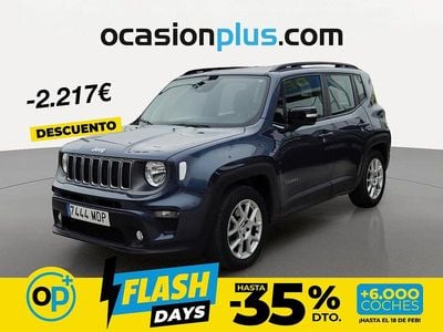 Usado Jeep Renegade Limited 130 CV (95 kW) 2023 Azul SUV