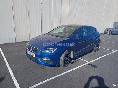 Usado Seat Leon FR 150 CV (110 kW) 2018 Azul Berlina