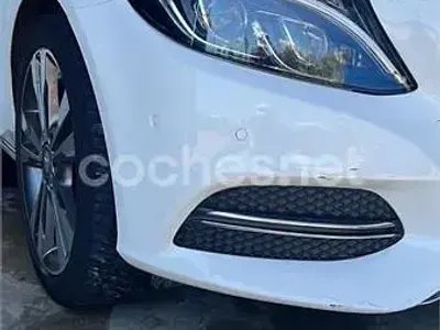 Usado Mercedes C220 Avantgarde 170 CV (125 kW) 2014 Blanco Berlina