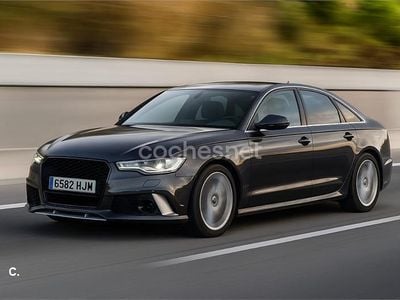 Usado Audi A6 177 CV (130 kW) 2012 Negro Berlina
