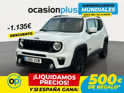 Usado Jeep Renegade Night Eagle 140 CV (102 kW) 2019 Blanco SUV