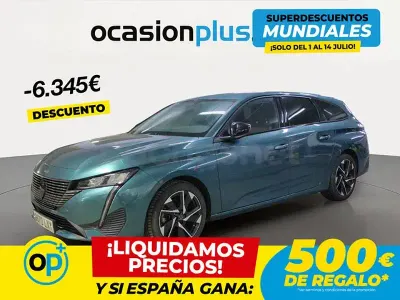 Usado Peugeot 308 SW Allure 130 CV (95 kW) 2022 Azul Familiar