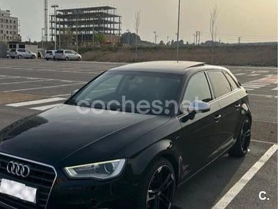 Usado Audi A3 S-Line 150 CV (110 kW) 2013 Negro Berlina